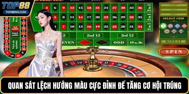 Quan sát lệch hướng màu cực đỉnh để tăng cơ hội trúng